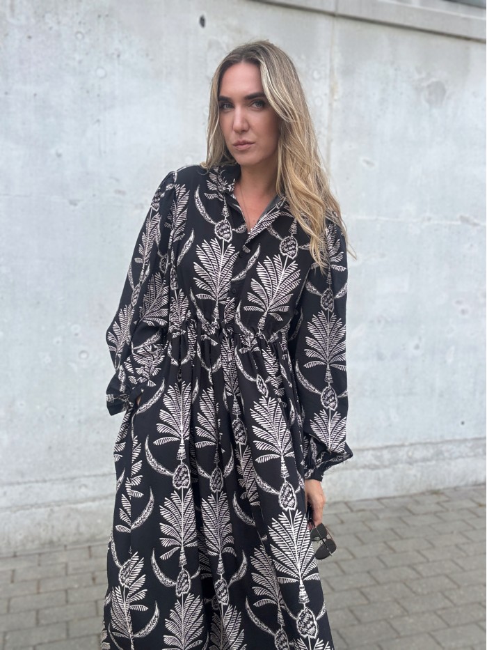 Boho stiliaus Palmių suknelė