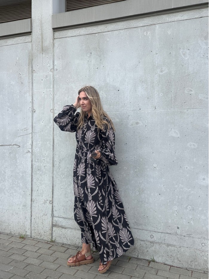 Boho stiliaus Palmių suknelė