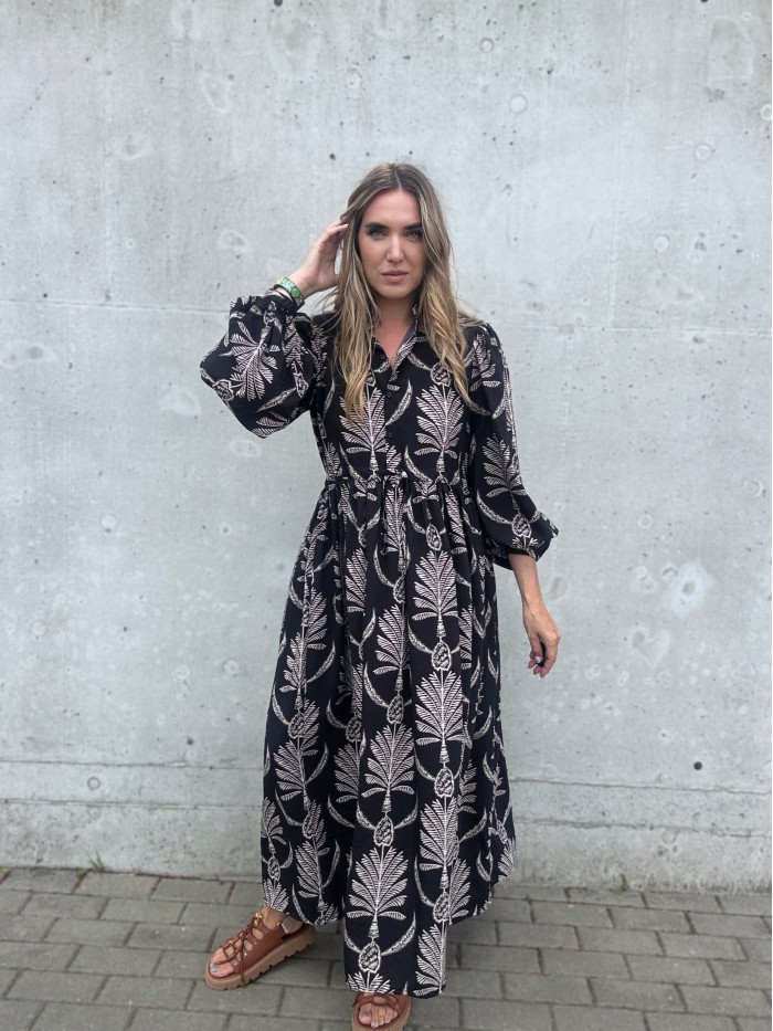 Boho stiliaus Palmių suknelė
