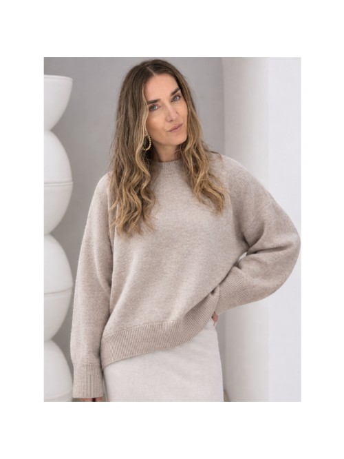 Premium kašmyro megztinis Beige