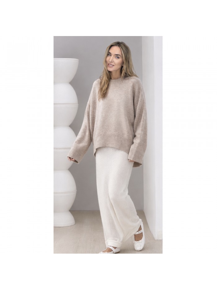 Premium kašmyro megztinis Beige